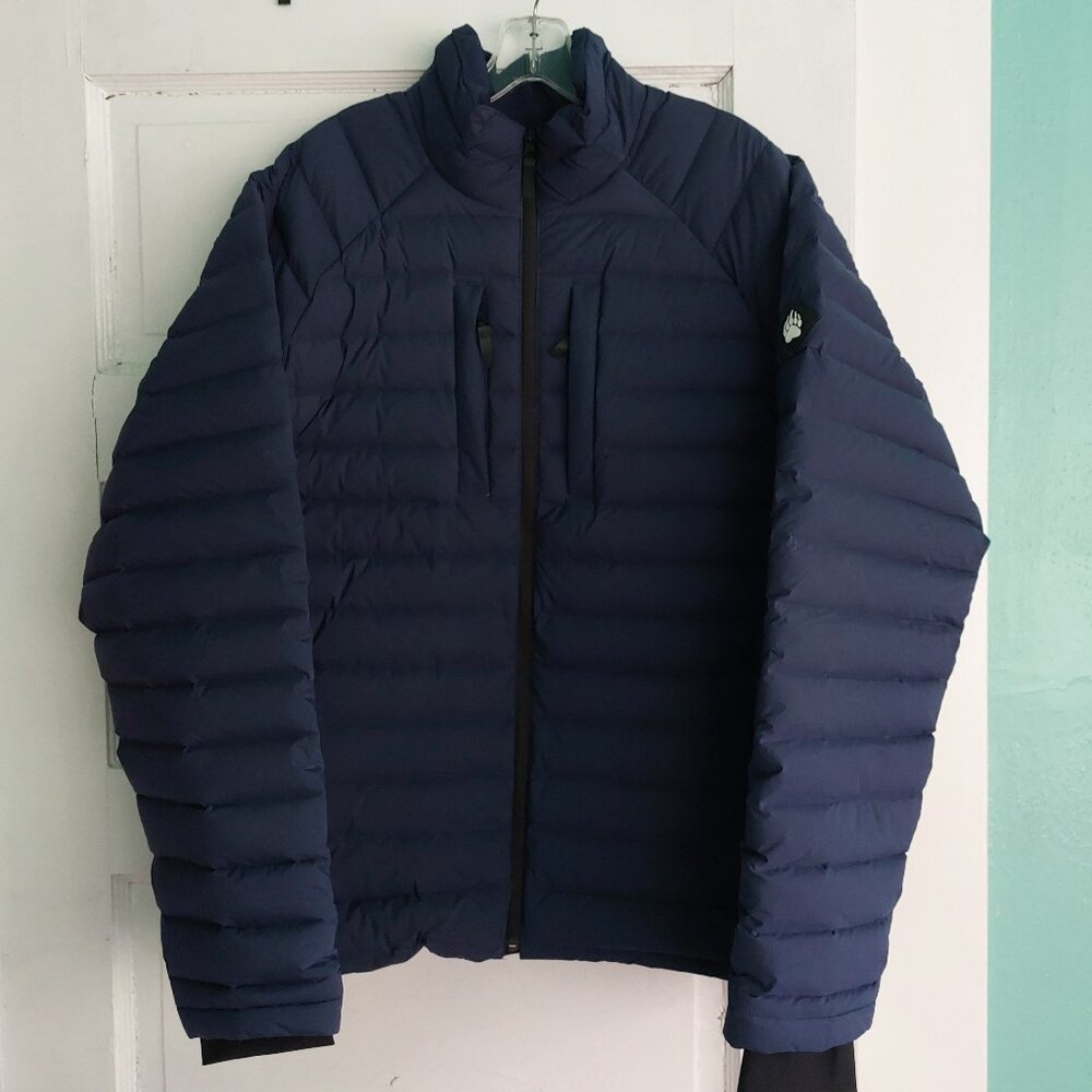 Duluth Trading AKHG Navy Down Puffer Jacket